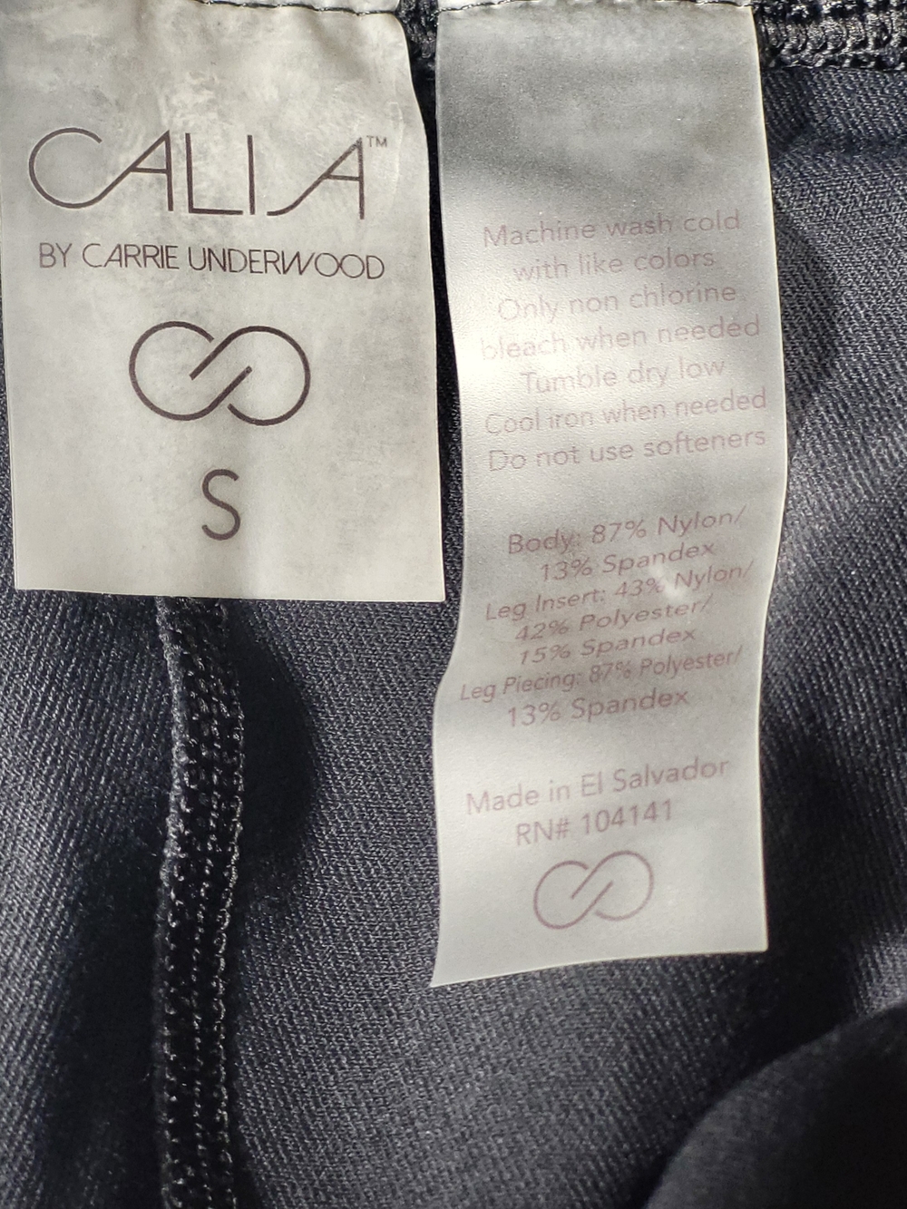 CALIA by Carrie Underwood Olive Green Floral and Black Colorblock Small - Picture 6 of 10